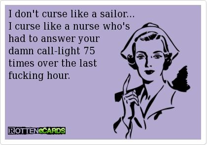funny nursing quote ecard