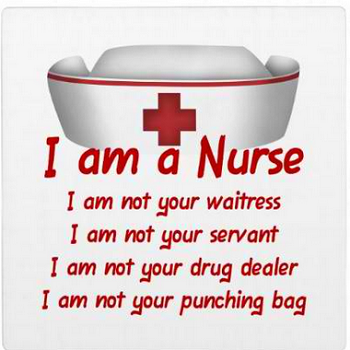 I Am A Nurse Plaque