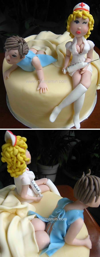 naughty nursing cake