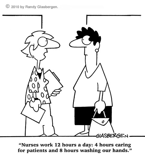 nurse work funny cartoons