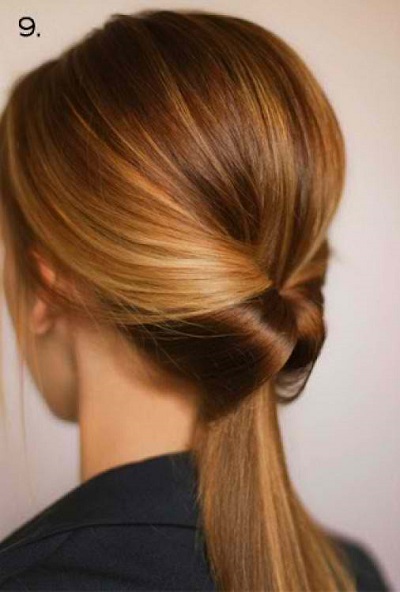 Flipped Ponytail