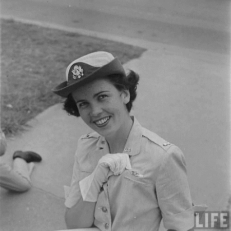 Flight nurse displays her wings at graduation