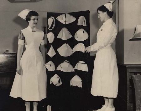 Vintage Nursing caps.