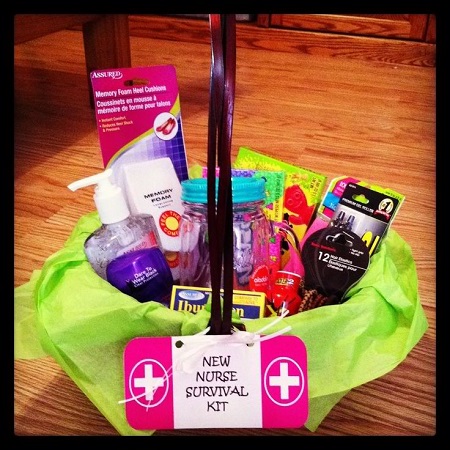 new nurse survival kit gift basket
