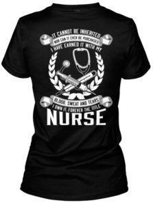 nurse title shirt