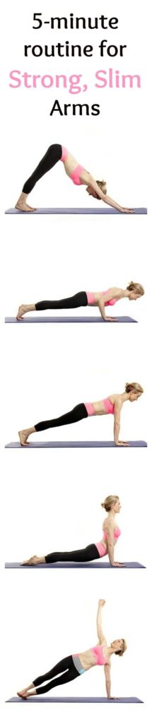strong slim arms yoga