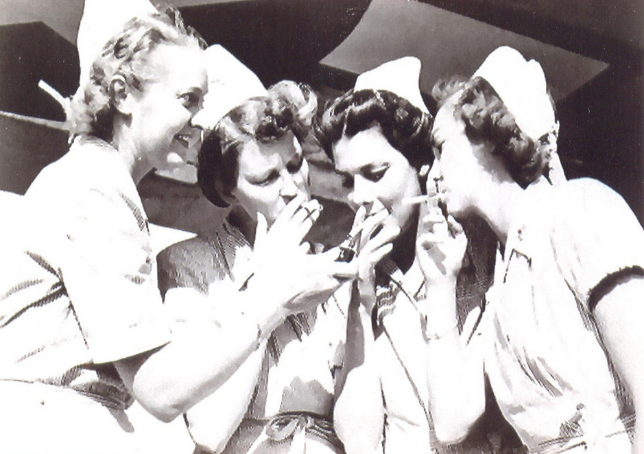 nurse smoking