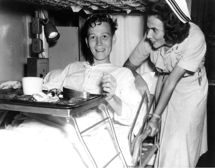 nurse with smiling patient