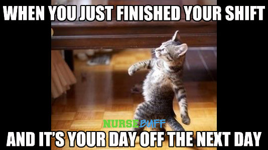 nursing meme day off