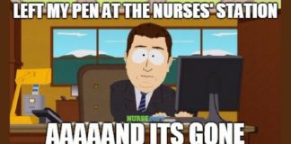 nurse meme pen gone