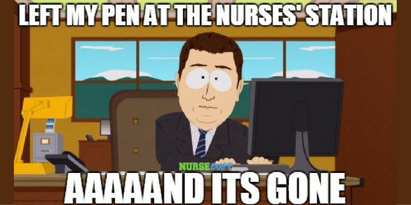 nurse meme pen gone