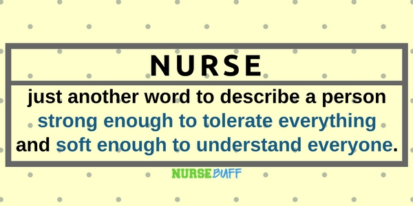 Today S Quote The Dictionary Meaning Of Nurse Nursebuff