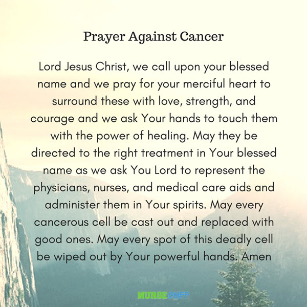 9 Powerful Healing Prayers for Cancer Patients - NurseBuff