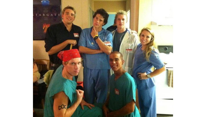 scrub suits in halloween party