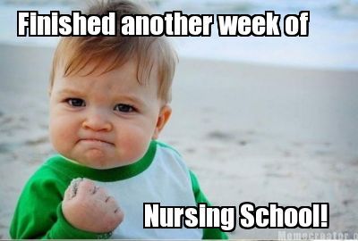 surviving nursing school meme
