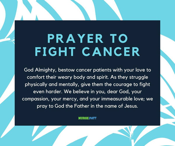 prayer to fight for cancer