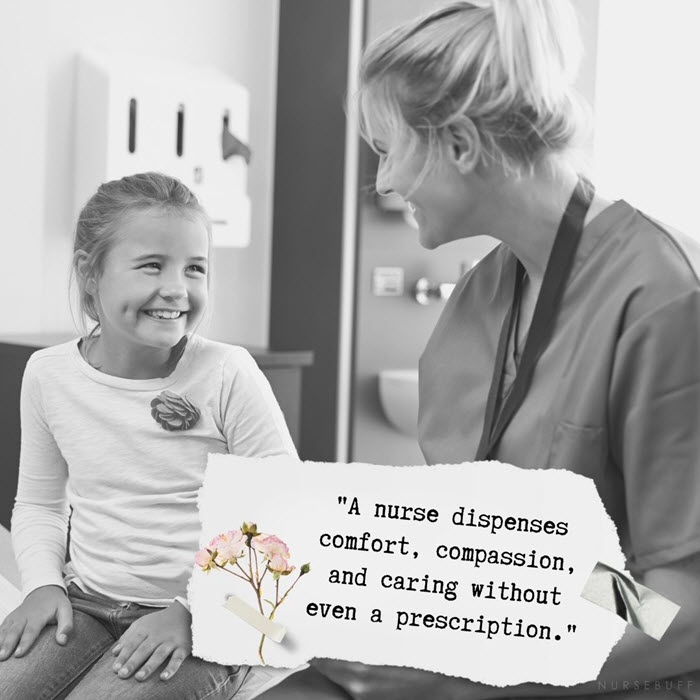 nursing quotes dispenses comfort compassion and caring