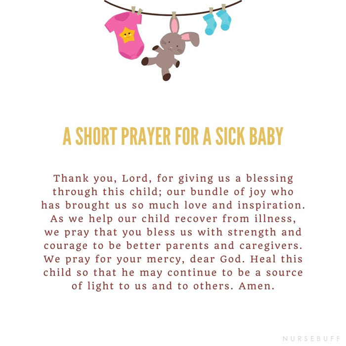 26 Miracle Prayers For A Sick Child - NurseBuff