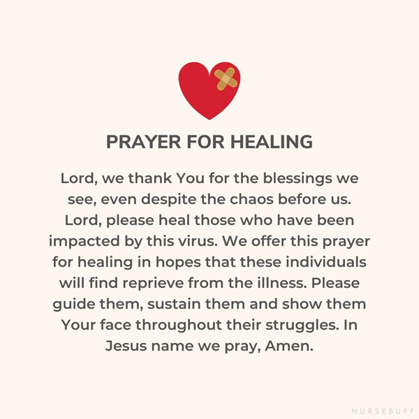 prayer for healing