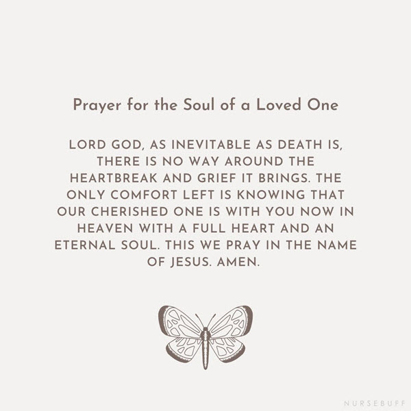 prayer for the soul of a loved one