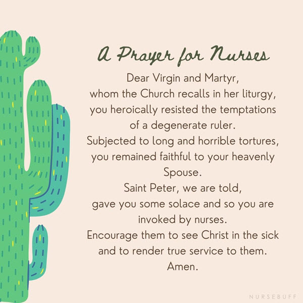 a prayer for nurses