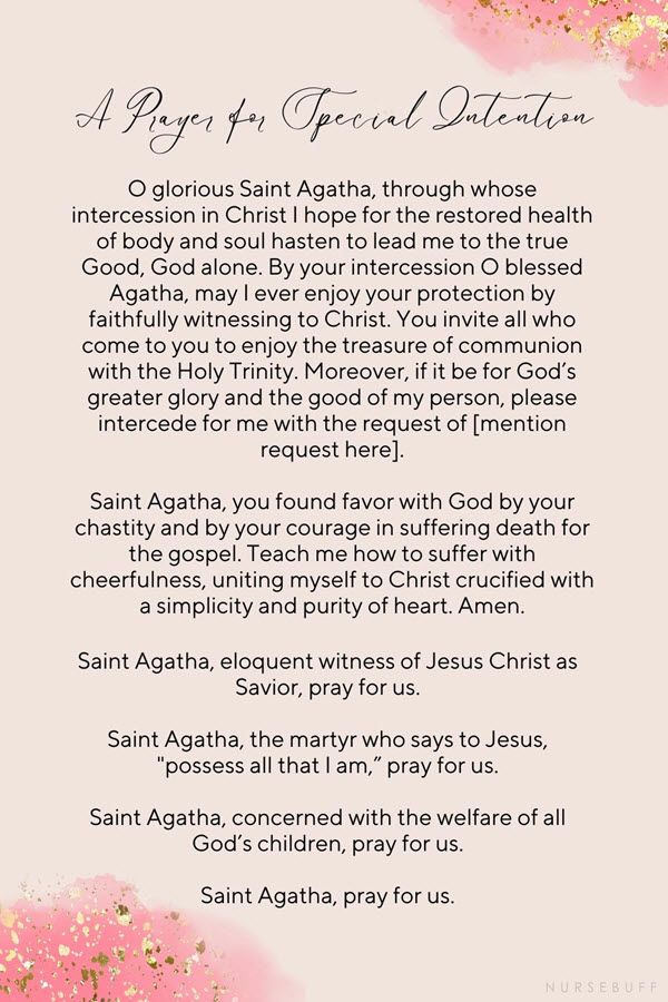 a prayer for special intention