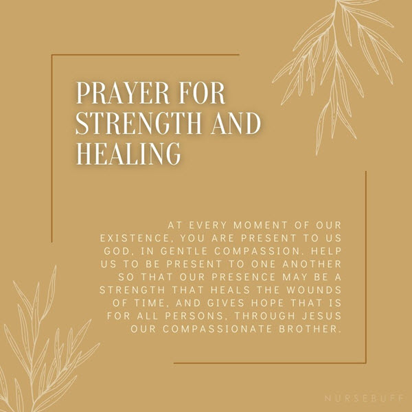 prayer for strength and healing