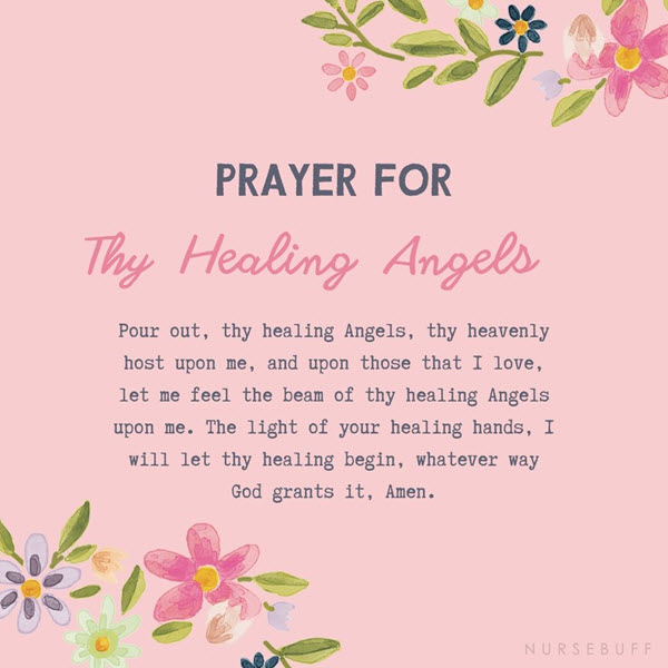 prayer for the healing angels