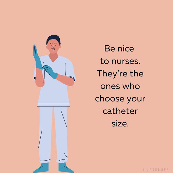 funny nursing catheter size