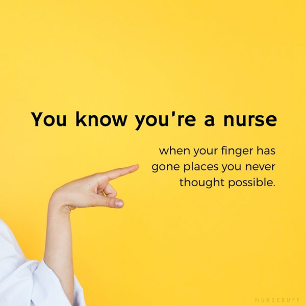 funny nursing nurse finger