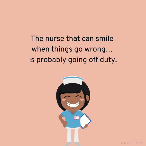 happy funny nurse