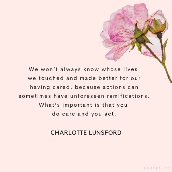 nurses lives touched quotes