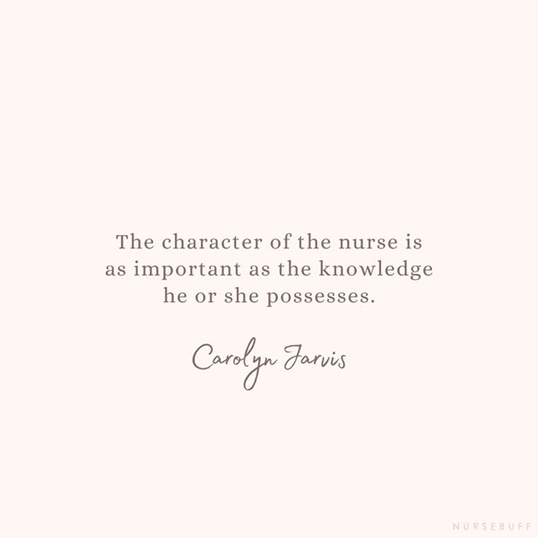 character of a nurse quotes