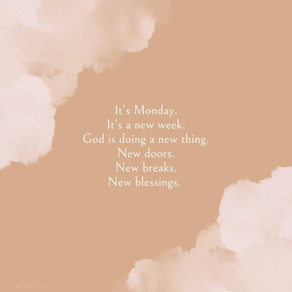 monday morning blessings quotes