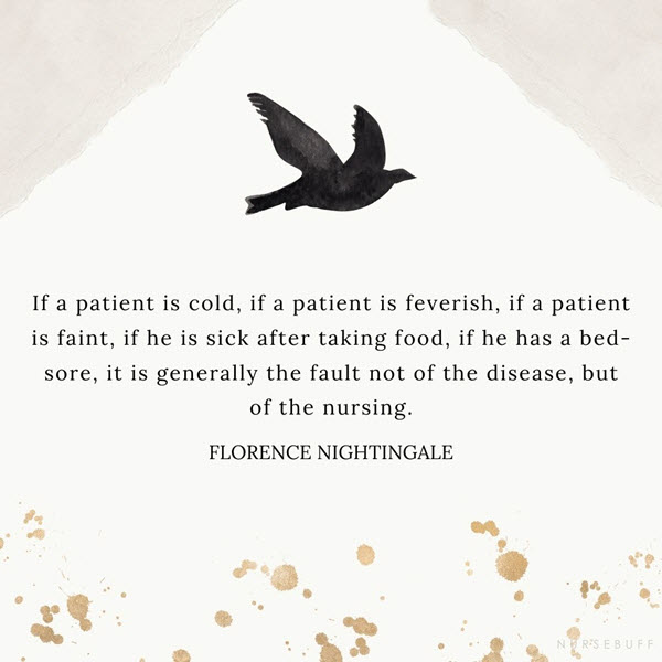 florence nightingale fault of nursing quotes